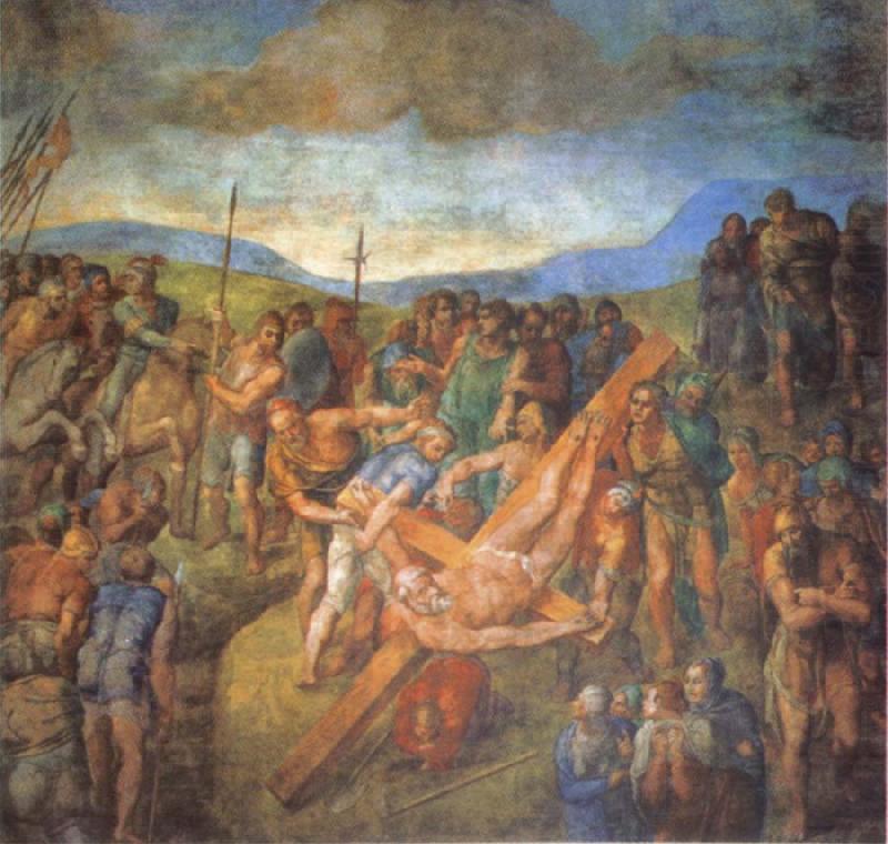 Michelangelo Buonarroti Conversion of St.Paul china oil painting image